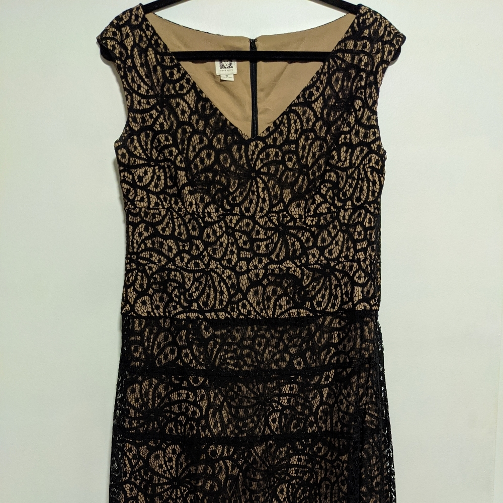 Anne Klein Black Lace Dress